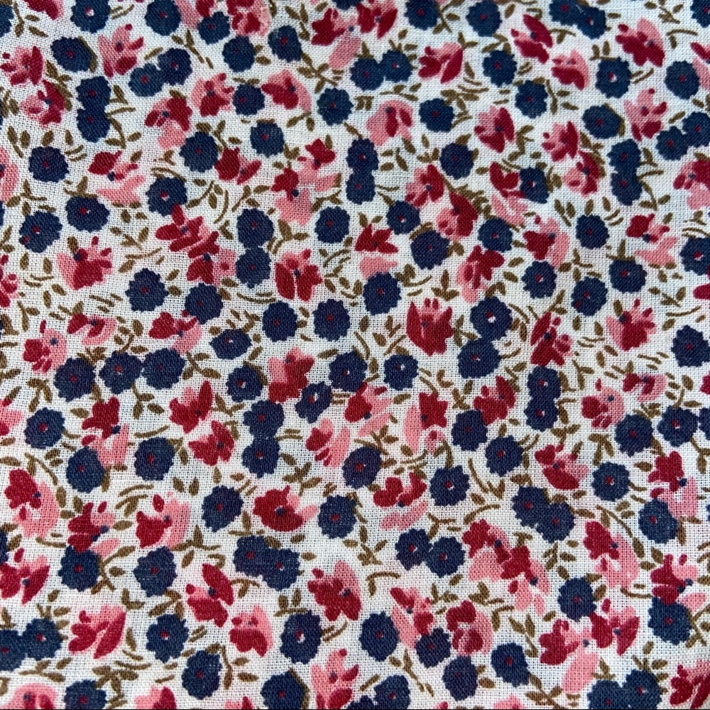 J Crew Mini Floral Print Ruffle Top Cottagecore - Picture 4 of 13